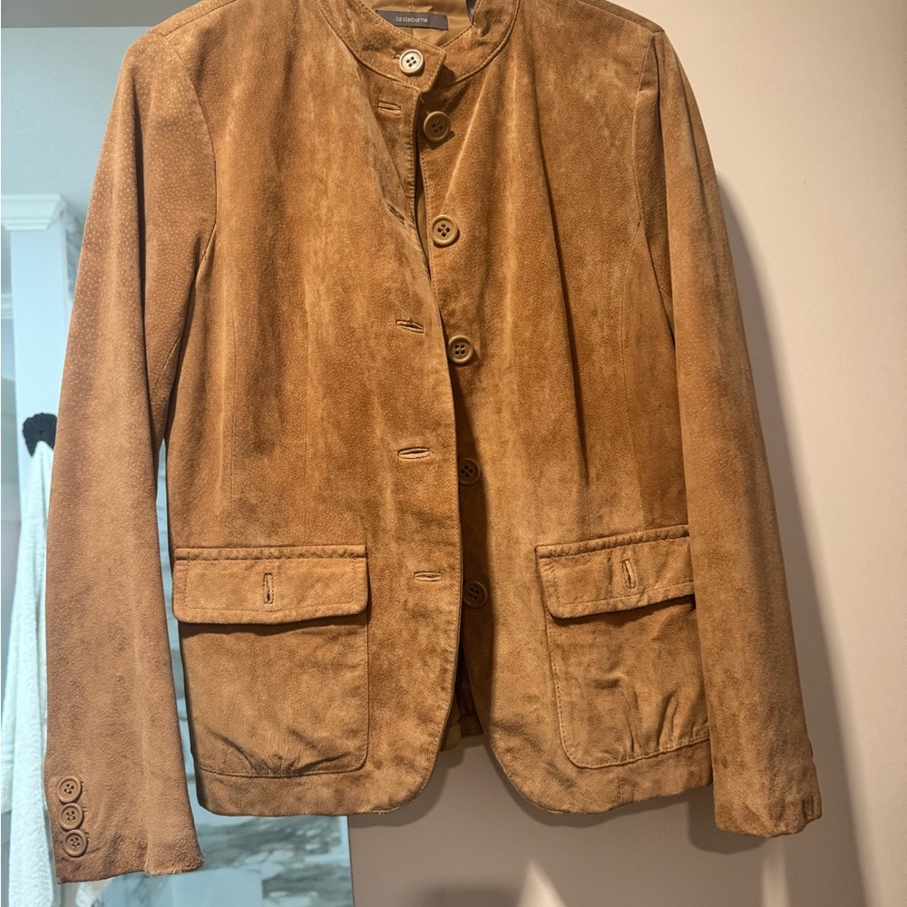 Liz Claiborne Tan Suede Jacket